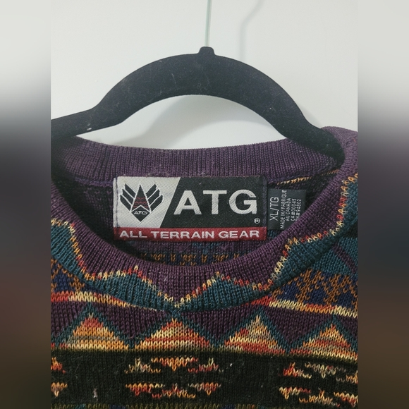 Coogi style crewnecks multicolor sweater ATG Canada - Picture 2 of 5